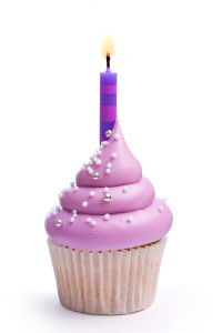 stock Birthday Cupcake
